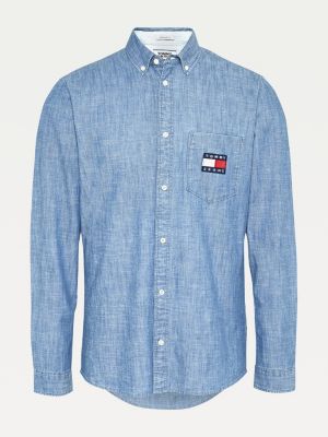 tommy jeans button up