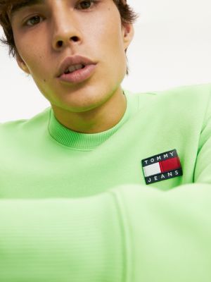 tommy hilfiger neon sweatshirt