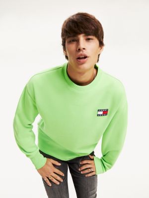 green tommy jeans sweatshirt