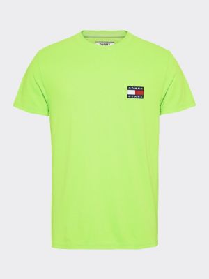 Tommy Badge Neon T-Shirt | GREEN 