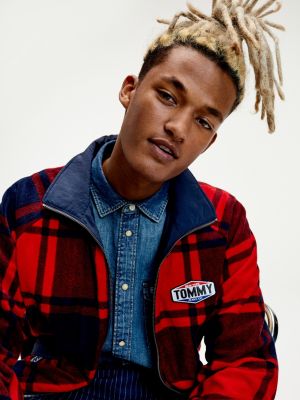 tommy hilfiger tartan jacket