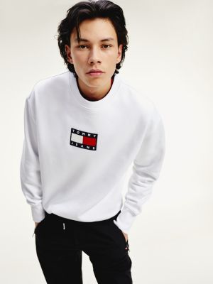 white tommy jeans sweatshirt