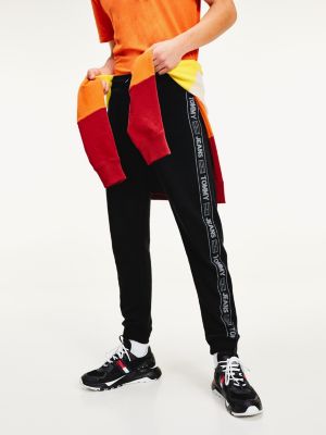 repeat logo tape joggers