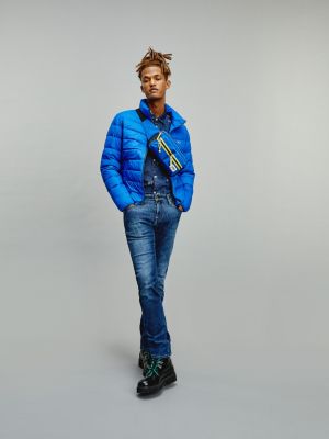 tommy jeans lightweight down padded jacket