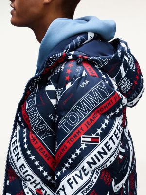 tommy jeans all over print sweatshirt