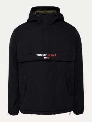 Hooded Popover Jacket | BLACK | Tommy 