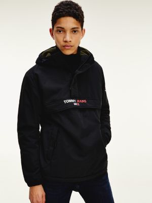 tommy jeans pop over anorak