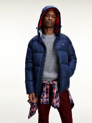 tommy jeans essential down jacket white