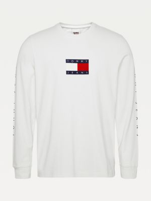 white tommy jeans tshirt