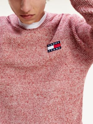 tommy red jumper
