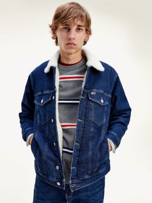 tommy hilfiger sherpa jean jacket