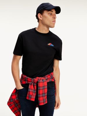 tommy jeans mountain logo hoodie