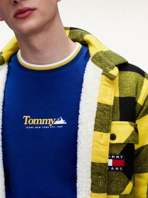 yellow tommy jeans sweatshirt