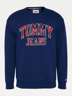 blue tommy jeans sweatshirt