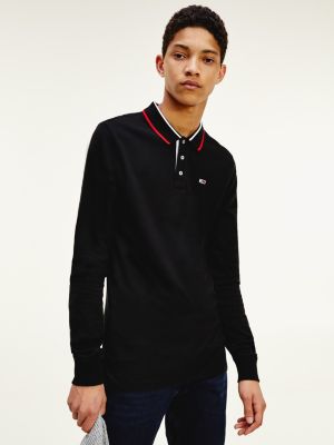 tommy hilfiger tipped slim fit polo