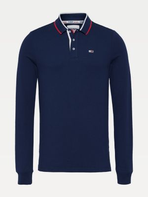 tommy hilfiger long sleeve slim fit