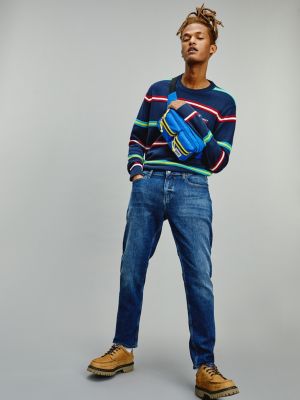 tommy jeans blue jumper