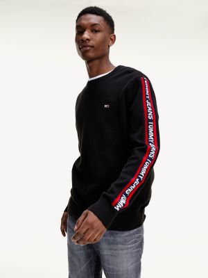 black tommy jeans jumper