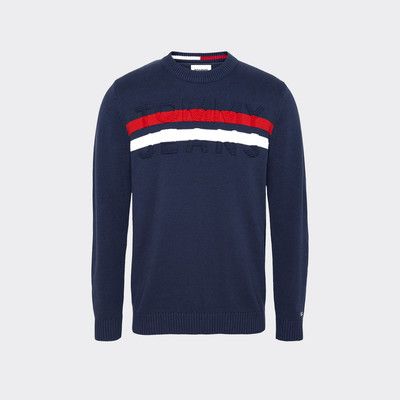 tommy jeans logo jumper