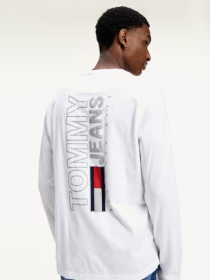 tommy hilfiger logo long sleeve tee