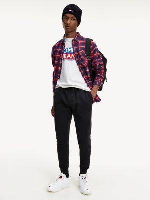 Organic Cotton Slim Fit Joggers | BLACK | Tommy Hilfiger