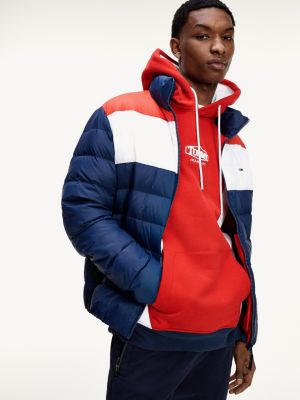 tommy jeans hoodless puffer jacket