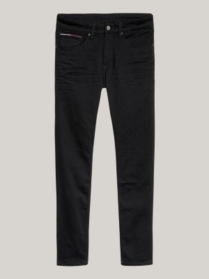 tommy hilfiger mens black jeans