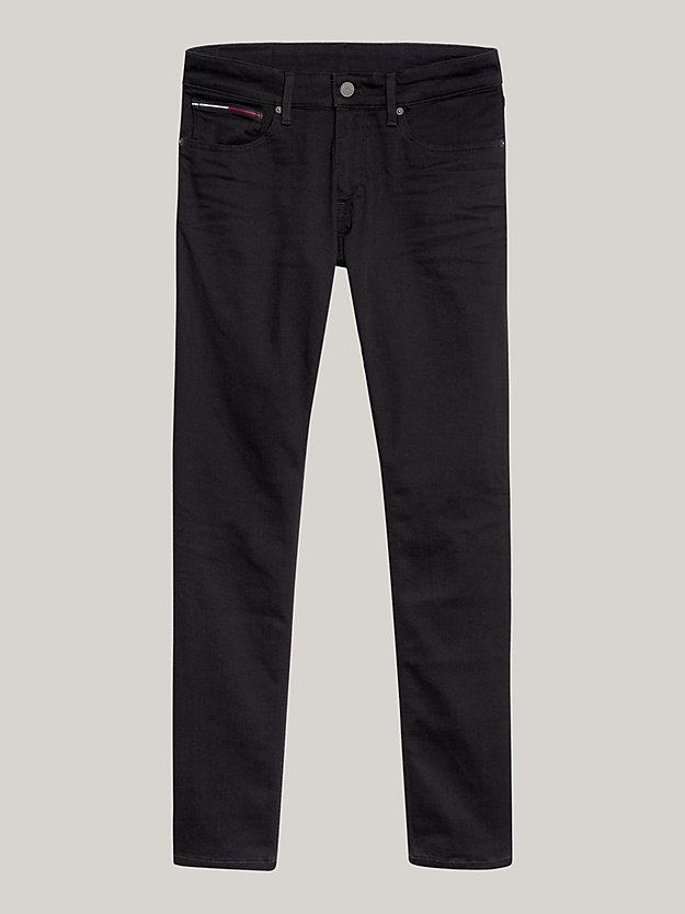 NEW BLACK STRETCH Scanton Slim Fit Black Jeans for men TOMMY JEANS