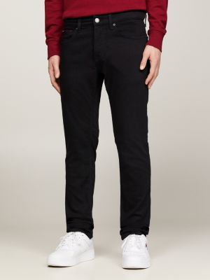 jean slim scanton noir denim pour hommes tommy jeans