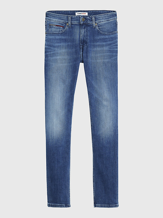 denim scanton slim fit jeans met stretch voor heren - tommy jeans
