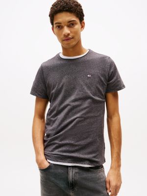 black classics slim fit t-shirt voor heren - tommy jeans