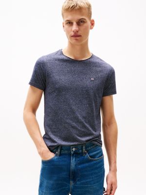 blue classics slim fit t-shirt voor heren - tommy jeans