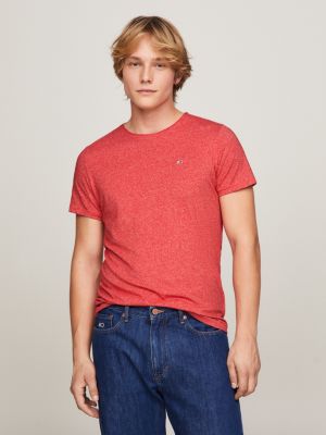 red tommy hilfiger shirt
