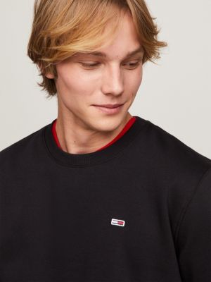 Black tommy clearance sweatshirt