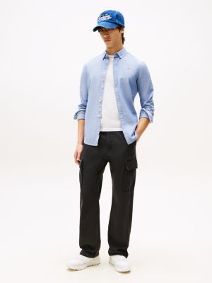 Stretch oxford clearance slim fit shirt