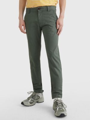 Scanton Slim Fit Chinos | GREEN | Tommy Hilfiger