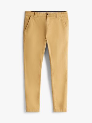 khaki scanton slim fit chinos für herren - tommy jeans