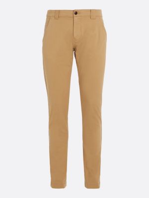 khaki scanton slim chinos for men tommy jeans