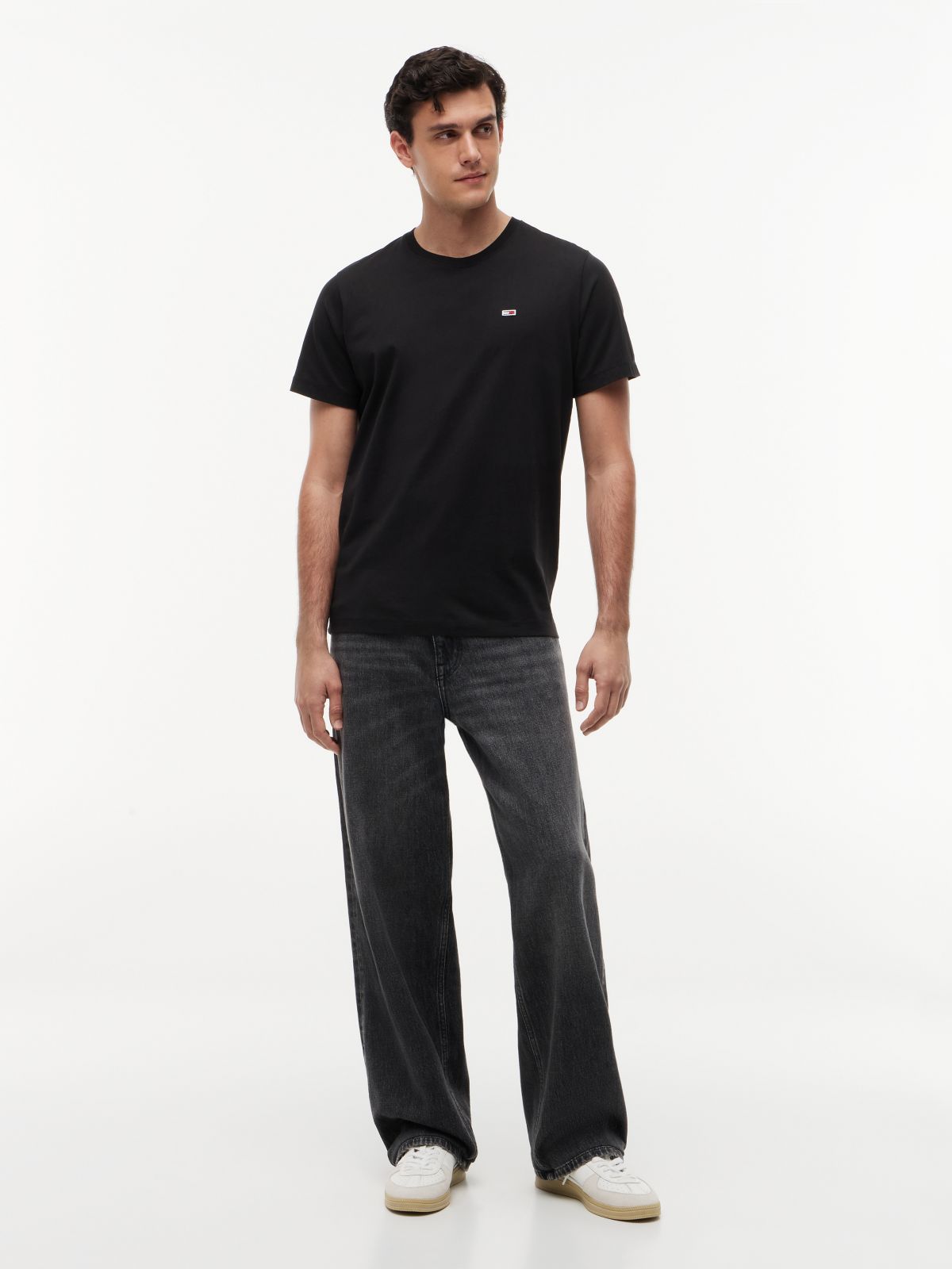 Classics Regular Fit Cotton T-Shirt — Black