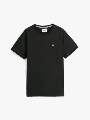 black classics regular fit cotton t-shirt for men tommy jeans