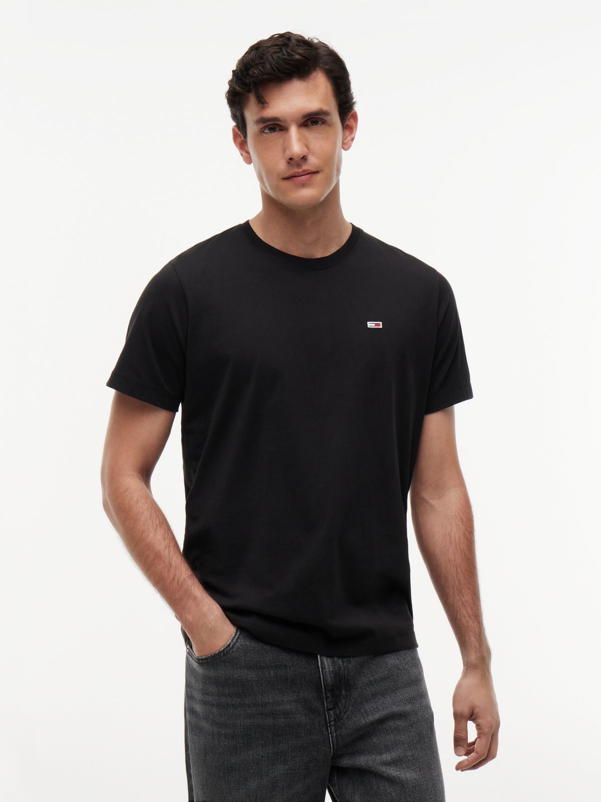 Classics Regular Fit Cotton T-Shirt — Black
