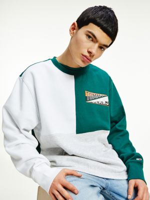 tommy hilfiger grey logo sweatshirt