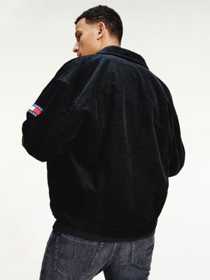 tommy jeans corduroy crest trucker jacket