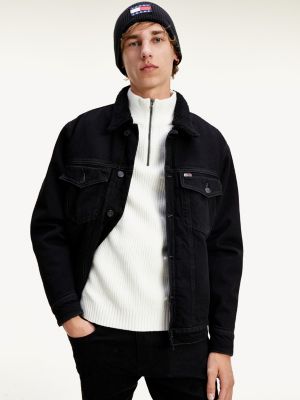 tommy hilfiger sherpa trucker jacket