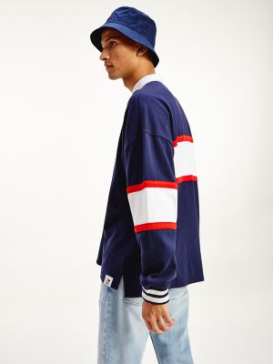 rugby stripe sweatshirt