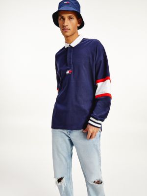 Rugby Stripe Sweatshirt | BLUE | Tommy Hilfiger