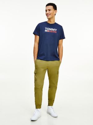 tommy hilfiger large logo t shirt