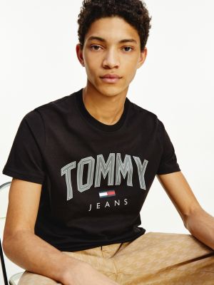 black tommy t shirt