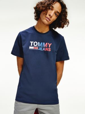 blue tommy jeans t shirt