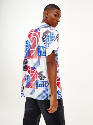 tommy hilfiger basketball t shirt